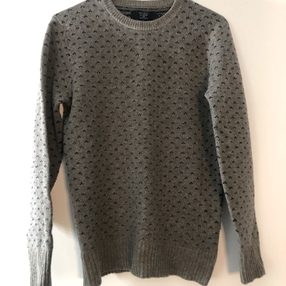 J.Crew grey pullover sweater.